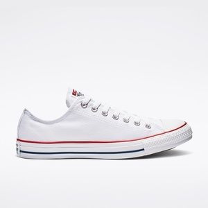White low top converse women’s size 8.5